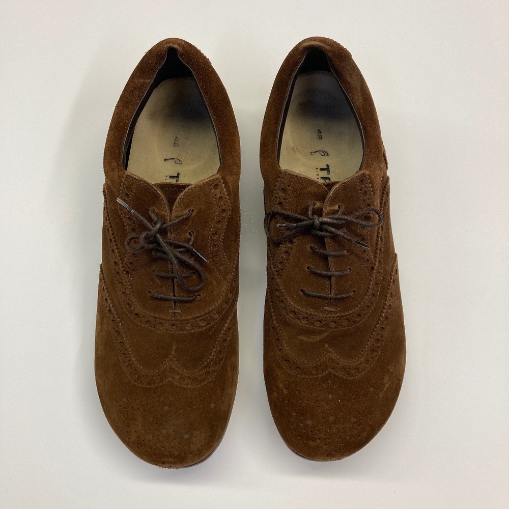 Birkenstock Tatami Brown Suede Wingtips, Men's 42 (US 8.5)